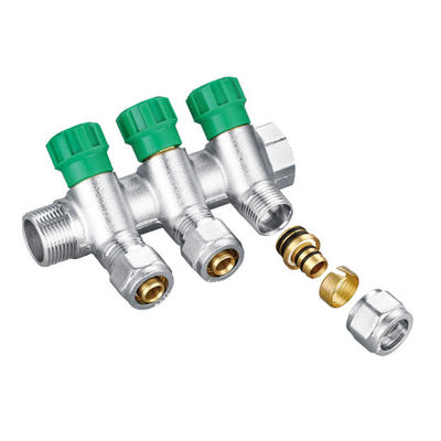 OEM 10 Way Brass Manifold Giả mạo Kích thước 3/4 × 16-2 inch tùy chỉnh