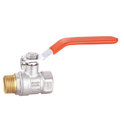 Van bi đòn bẩy bằng đồng thau Van bi cuối có ren 1 inch 2 inch tối đa 25bar