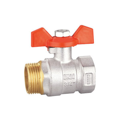 Van bi bằng đồng 1 inch có ren BV1031-MF Bề mặt bằng đồng rèn bằng đồng thau Boby Niken