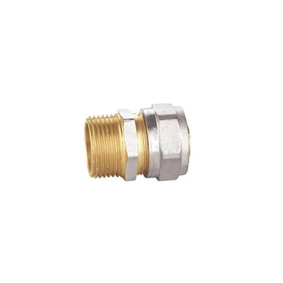 Phụ kiện nén bằng đồng thau có ren PF5002 Liên kết thẳng bằng nhau