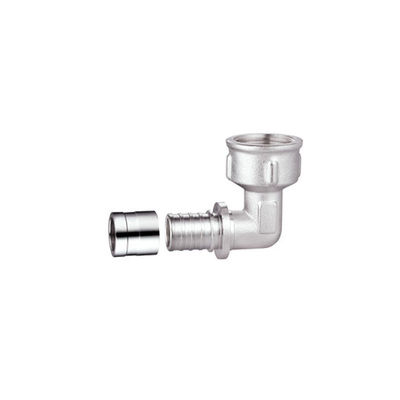 Đầu nối nữ bằng đồng trượt Pex, phụ kiện khuỷu tay bằng đồng rèn