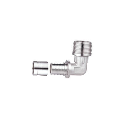 Ống nước Đồng thau Nữ Khuỷu tay 16mm 20mm 25mm Phụ kiện ép trục