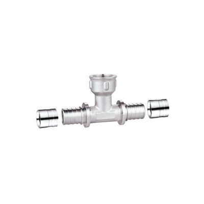 Đầu nối nữ thẳng bằng đồng rèn 16mm 20 mm 25 mm cho ống PEX