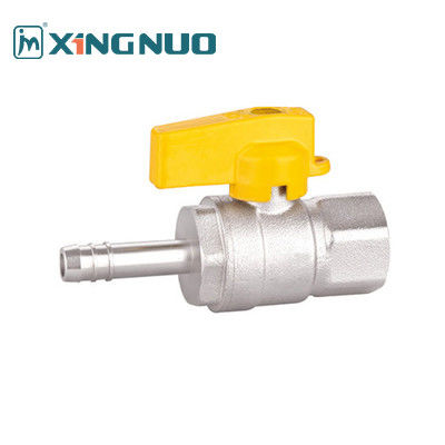Phụ nữ dây chuyền khí Brass van 1/2 inch 1 inch dây chuyền van bóng nam X ống kết nối PTFE van bóng