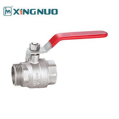 1/2 inch nam và nữ đồng van bóng chính xác CNC máy đồng phần tư quay van cho nước / khí