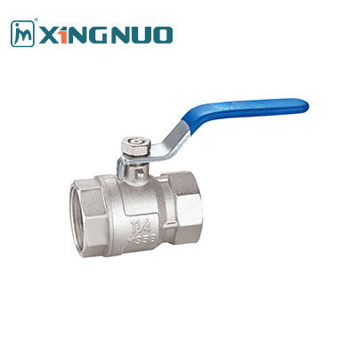 Nickel Plating Brass Ball Valve 100% kiểm tra rò rỉ CNC cho nước hoặc không khí nhiệt độ bình thường