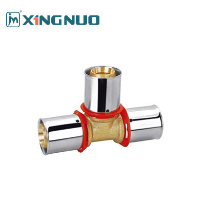 Phụ kiện ống nén / Phụ kiện nén đồng cho ngành công nghiệp dầu khí và dầu khí 1/2 Inch Pex Phụ kiện giảm T