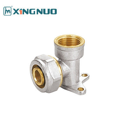 Chuỗi ống PEX thông thường màu kép đồng nén PEX đồng khuỷu tay với chỗ ngồi