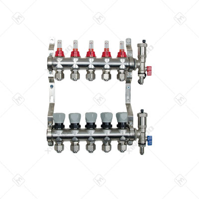 Ống góp thép không gỉ đánh bóng hoặc mờ khác nhau tùy theo kích thước, áp suất định mức lên đến 6000 PSI, các thành phần công nghiệp bền bỉ