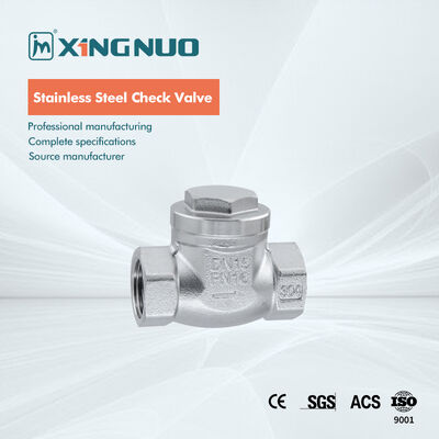 Phạm vi nhiệt độ -20 đến 400 độ C van kiểm tra thép không gỉ kích thước van kiểm tra phạm vi nửa inch đến mười hai inch